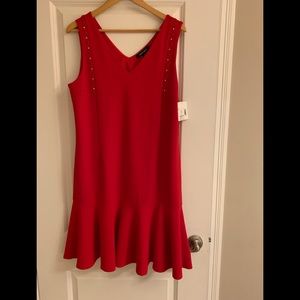 Ellen Tracey Red Dress Size L